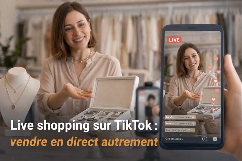 Live shopping sut TikTok-vendre en direct autrement
